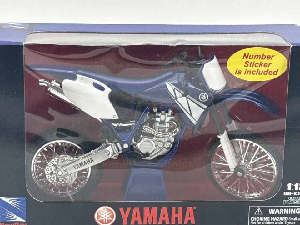 NewRay Yamaha YZ450F Dirt Bike 1:12 Die-Cast Model - Image 2 of 4