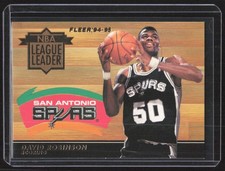 1994-95 Fleer #6 David Robinson NBA League Leaders Spurs HOF NBA Basketball Card