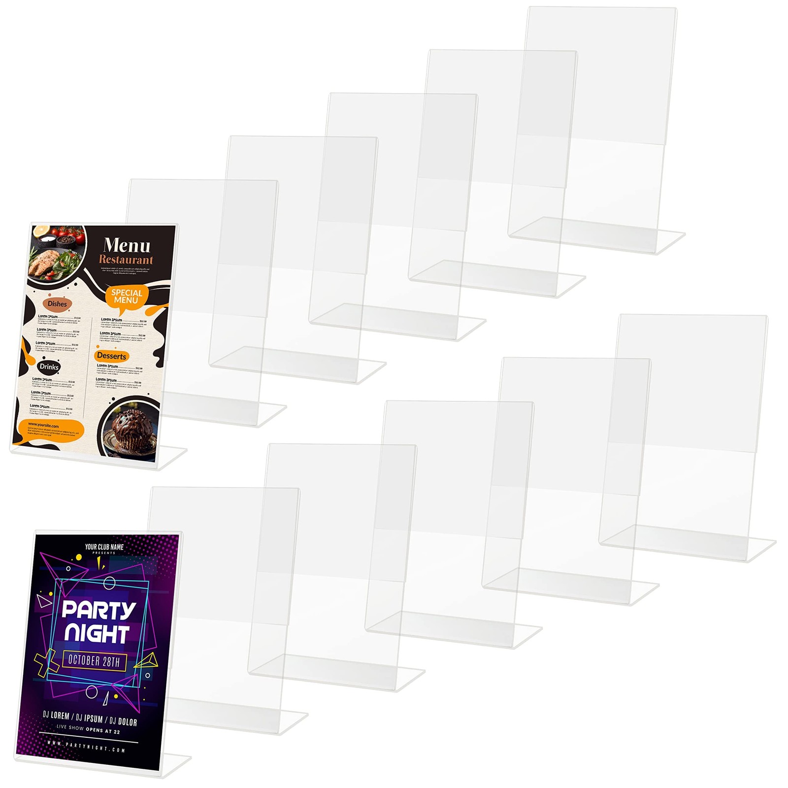 Прозрачный акриловый распылитель для тишины 12 штук Schrger Prospektstnder 6790₽