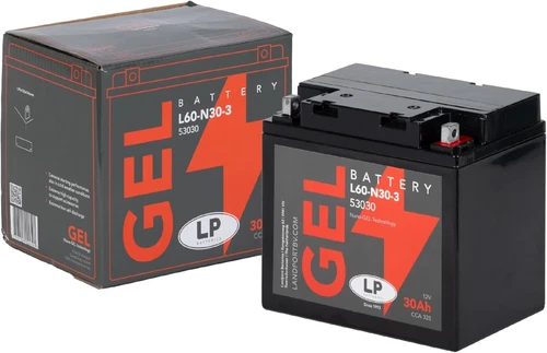 Motorrad L60-N30-3 Gel LP Batterie 30Ah/10h,300CCA passend für BMW R 80 247 1984-1995 - Bild 2 von 12