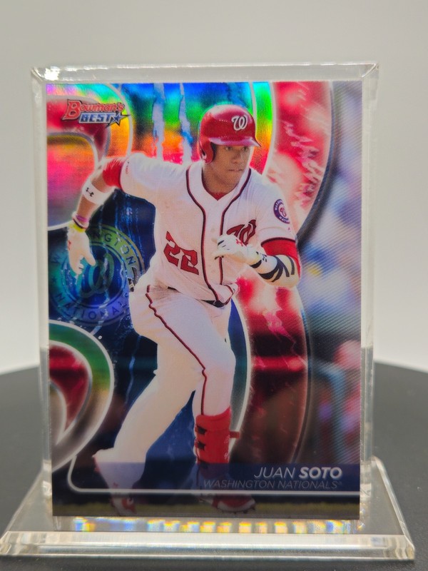 2020 Bowman's Best Juan Soto #37 Refractor Washington Nationals MLB Card