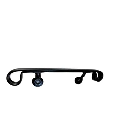 New Wrought Iron wall mounted handrail Heavy Duty New 2 Ft. Rail Made in USA