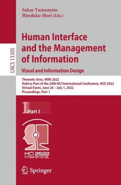 Human Interface And The Management Of Information: Visual And Information Design-image