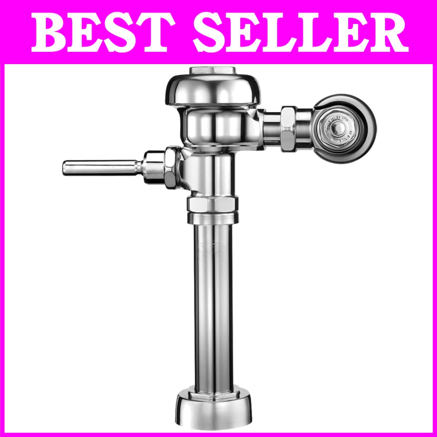 Quality Chrome Water Closet Flushometer, ADA Compliant