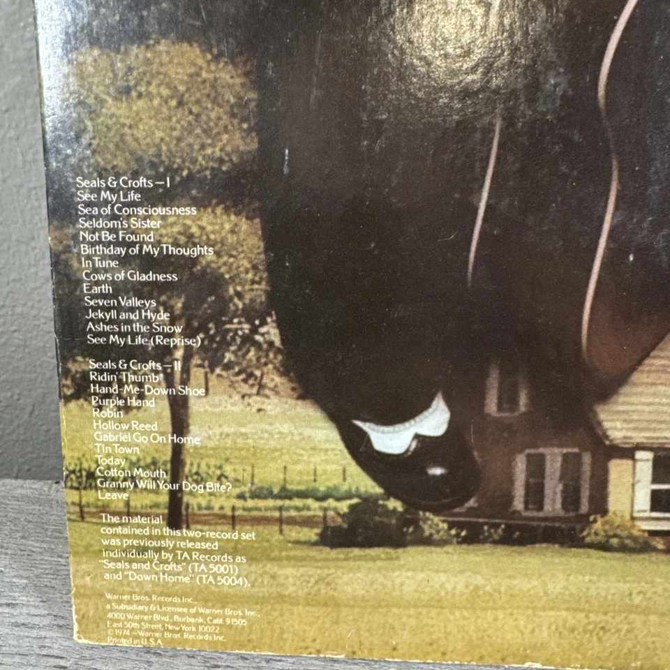 Seals & Crofts - I And II (Vinyl 12" 2xLP 1974) Warner Bros 2WS 2809 Compilation - Image 3 of 4