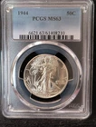 1944 WALKING LIBERTY HALF DOLLAR PCGS MS63