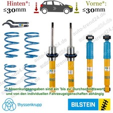 B14 Gewindefahrwerk 10-30mm Tieferlegung u.a.: Smart Cabrio 450, Bj. 2000-2004