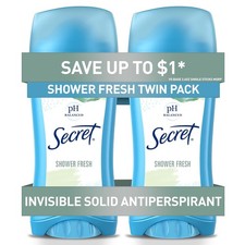 Secret Antiperspirant and Deodorant for Women, 24hr Sweat  Odor Protection,...