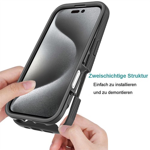 Schutz Hülle Handy Tasche 360 Grad TPU vollschutz mit Integriertem Displayschutz - Bild 128 von 136