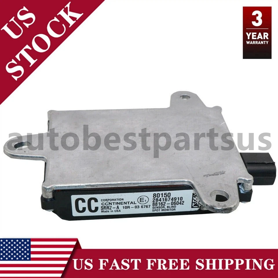 Toyota Camry 2015-2017 trasero derecho punto ciego radar sensor monitor OEM 88162-06040 Foto 3 de 4