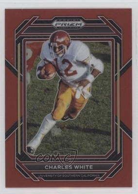 2023 Panini Prizm Draft Picks Red Prizm /299 Charles White #14 1g40