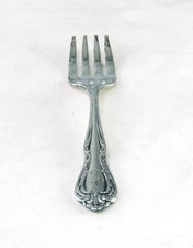 Fourchette Bébé Harmony Plaque D'Argent CHALICE 1958 Mono "E"