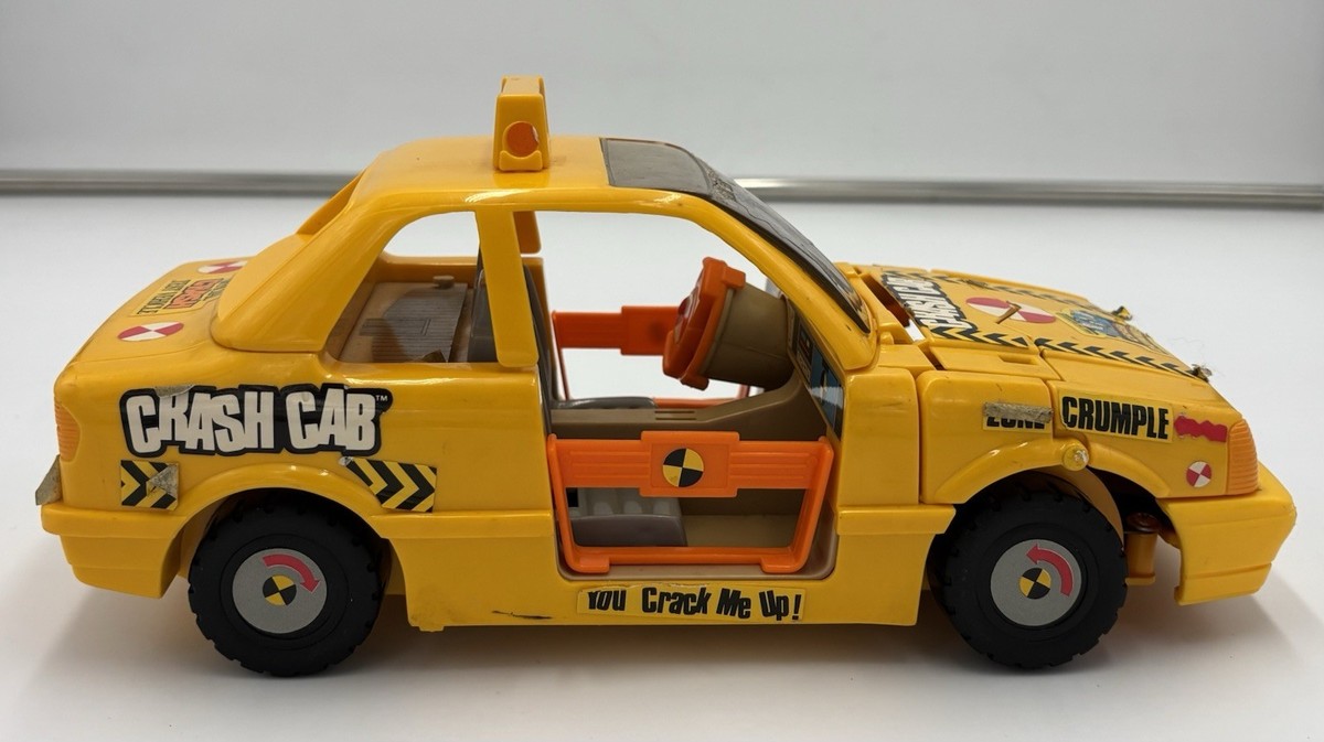 Incredible Crash Dummies by TYCO: CRASH CAB CAR, SKID, SPARE TIRE