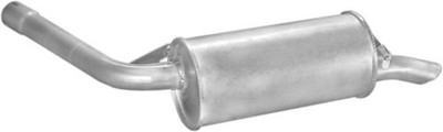 Endschalldämpfer Nachschalldämpfer POLMO 08.54 für FORD SIERRA 2 GBG GB4 Turnier