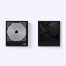 km5 Instant Disk Audio CP1 BLACK Portable Wall Mounted CD Player Minimal Japan N