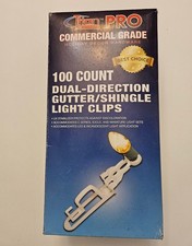 Titan Pro 100 Count Champion Gutter Shingle Christmas Light Clips 1034162