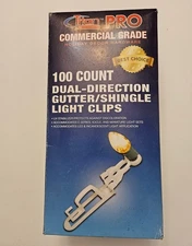 Titan Pro 100 Count Champion Gutter Shingle Christmas Light Clips 1034162