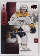 2023-24 Upper Deck Premier Rookies Ruby /49 Luke Evangelista #112 0nr3