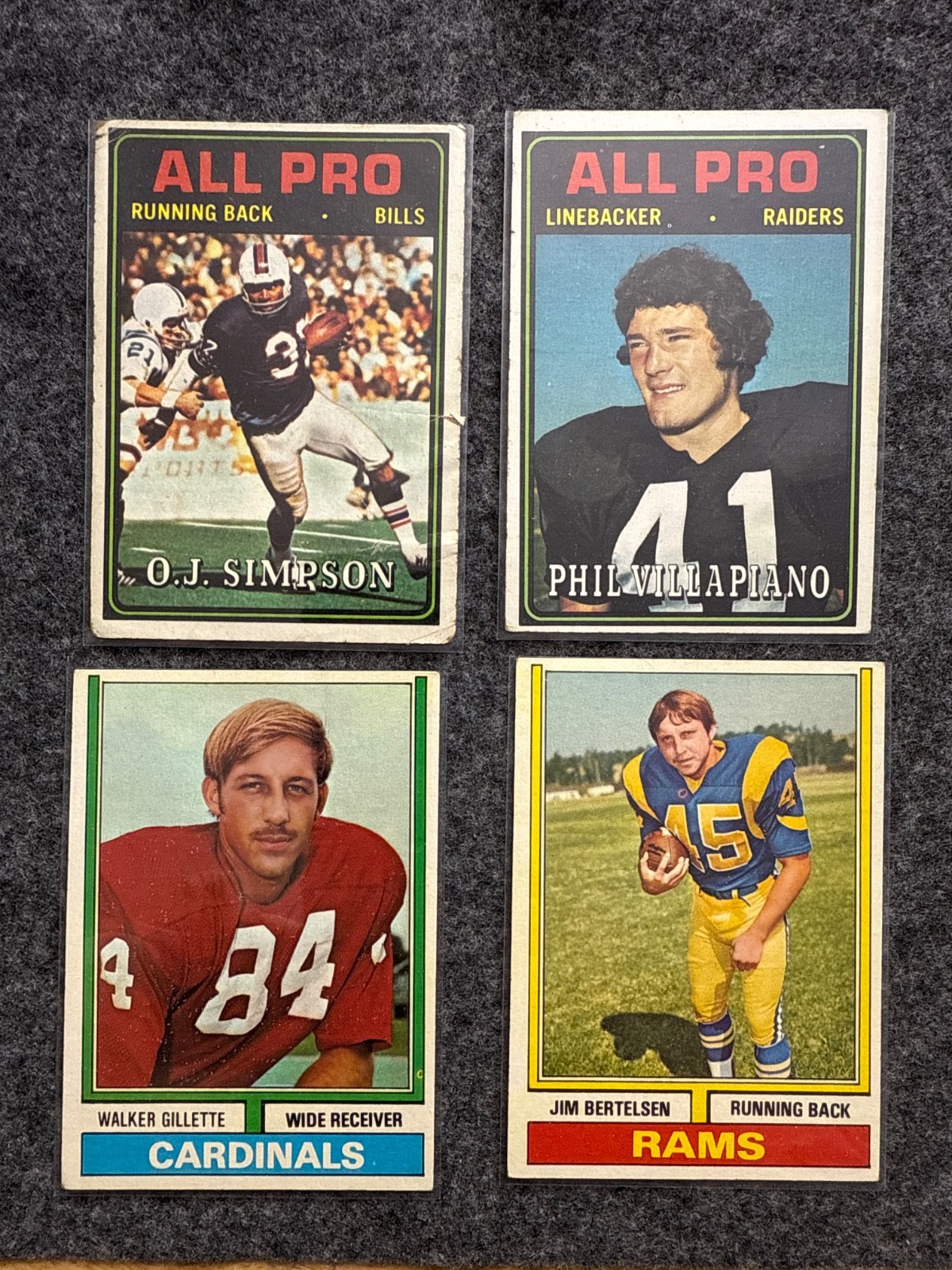 1974 Topps Football - Pick Your Player - OJ Simpson and Others!