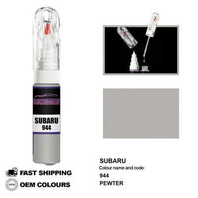 FÜR SUBARU PEWTER 944 Touch Up Lackstift Pinsel Fix Kit Kratzer Chip Set