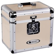 Odyssey Vintage Series Case for 12" Vinyl Records or LPs Beige