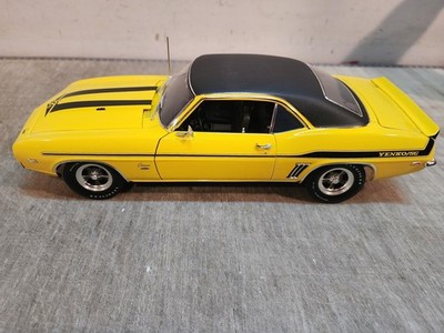 ACME 1:18 1969 CHEVROLET YENKO CAMARO YELLOW-A1805729 - FREE SHIPPING