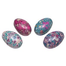 Arts & Crafts William Morris MediumTin Easter Eggs  set of 4 different designs