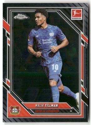 2025-26 Topps Chrome Bundesliga Malik Tillman #65 Leverkusen