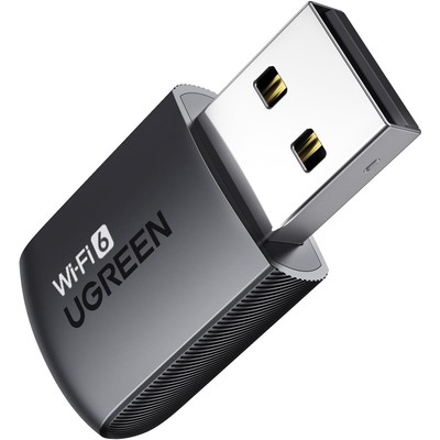 UGREEN AX900 WiFi 6 USB Adapter Dual Band 600Mbps for Windows 10 11 Plug & Play