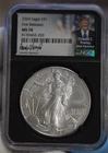 2024 US Silver Eagle $1 NGC MS70 1st Rel. Trump Label/Signer Series
