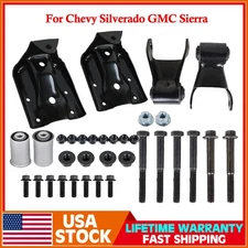 Rearward Leaf Spring Shackle & Bracket Hanger Set for Chevy GMC Pickup Truck US