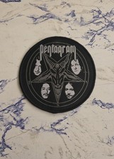 Pentagram Woven Circle Woven Patch
