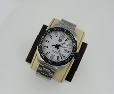 New TAG Heuer WAZ1111.BA0875 Mens Formula 1 Series Quartz Watch White Black 8-9"