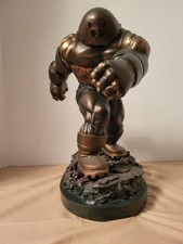 Marvel / Bowen Designs FAUX BRONZE JUGGERNAUT Statue (Paint Issues - See Desc.)