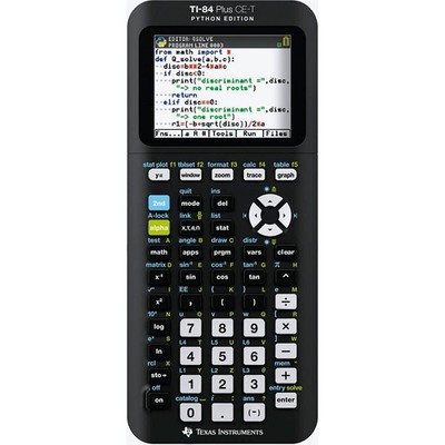 TEXAS INSTRUMENTS TI-84 Plus CE-T Python Edition Grafikrechner schwarz
