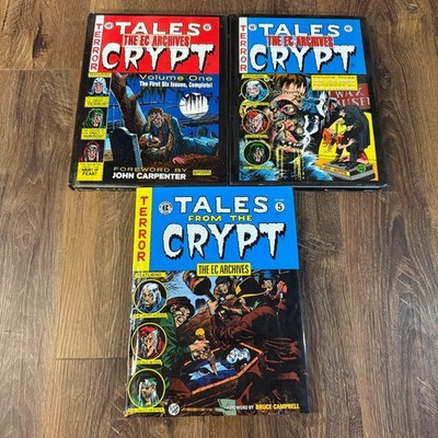 EC Archives Tales From The Crypt Hardcover Volumes 1-3 Set Comics Dark Horse