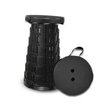 Upgraded Camp Chair,Portable Folding Stool,Folding Camp 1 Black