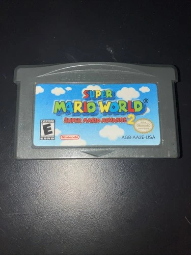 Super Mario World Super Mario Advance 2 Nintendo GBA Game Boy Advance