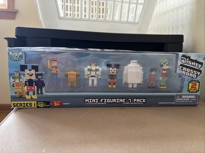 Disney Crossy Road Series 1 Mini Figure 7 Pack Toy Story Mickey Goofy Sealed New