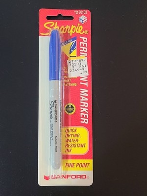 Vintage Fine Sharpie New Old Stock 90s Sealed Sanford Permanent Marker USA made