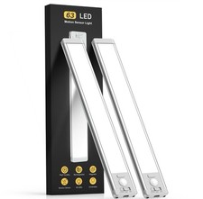 10 Luci LED A Cerniera Con Sensore Touch – Bianco Caldo O Freddo, Per Armadi E Armadietti, Facili Da Installare