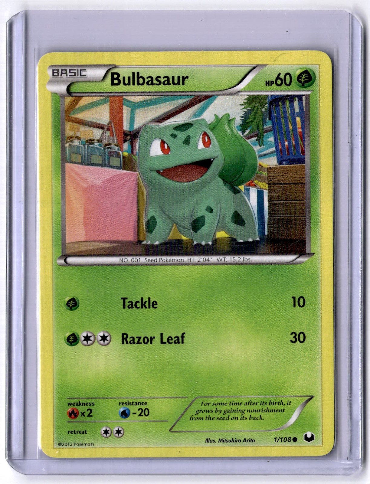 Bulbasaur 1/108 Common Normal Dark Explorers Near Mint NM