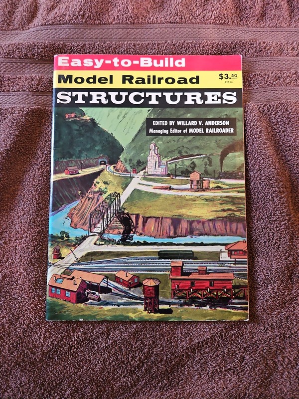 Vintage "Easy-to-build Model Railroad Structures," WV Anderson,  7th Print 1976