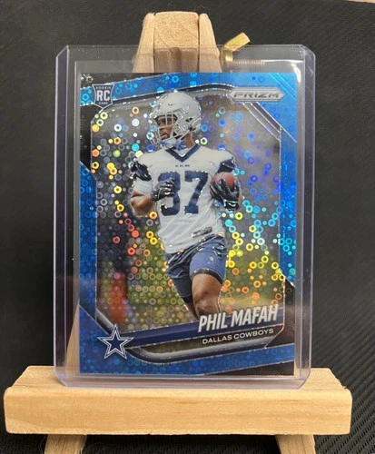 2025 Panini Prizm NO HUDDLE - PHIL MAFAH / 125 Blue Disco COLORMATCH