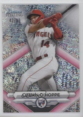 2023 Bowman Sterling Speckle Refractor 42/99 Logan O'Hoppe Rookie RC 1b75
