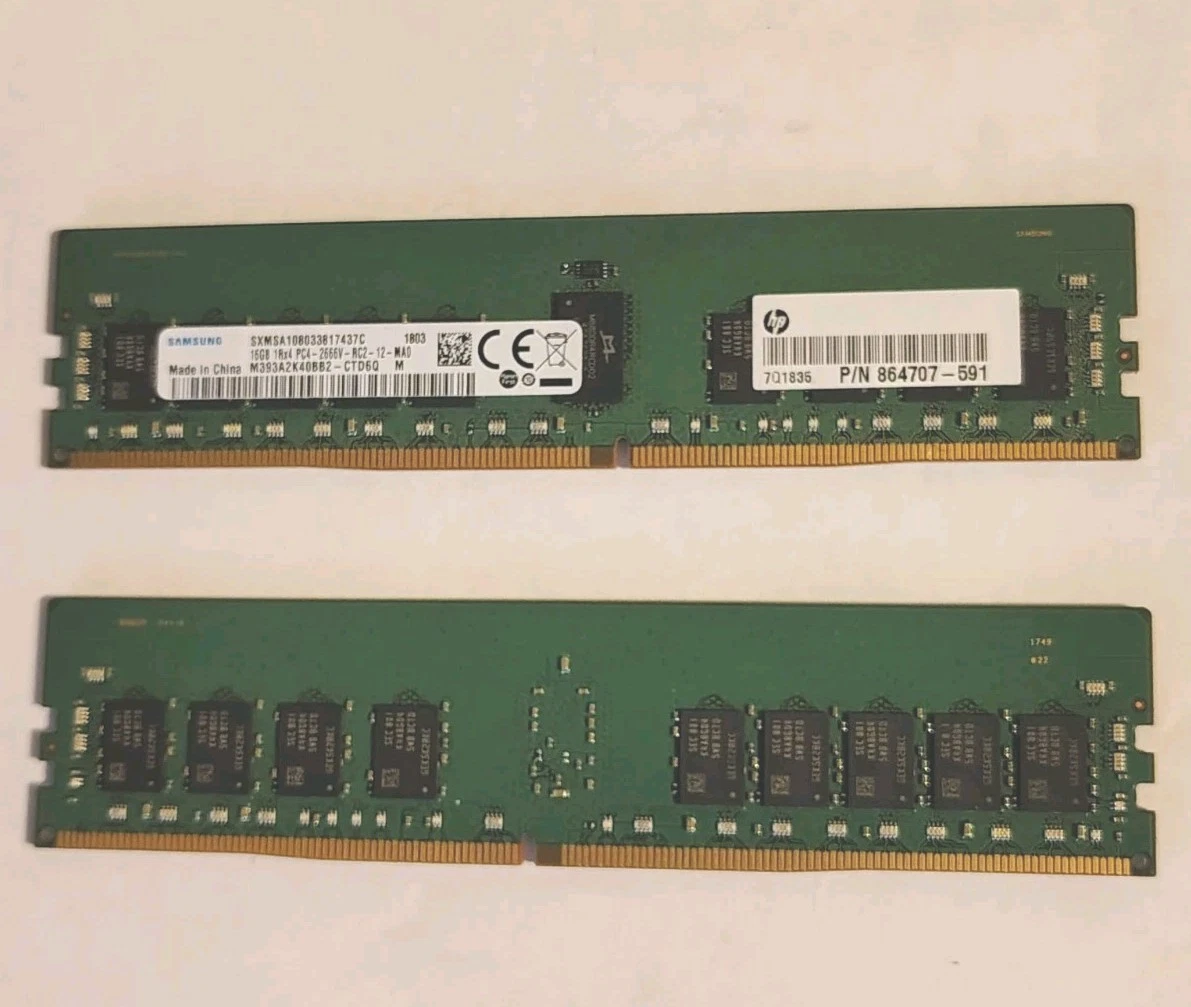 PC4-21300 (DDR4-2666) Bus Speed ECC RAM Computer Memory (RAM) for