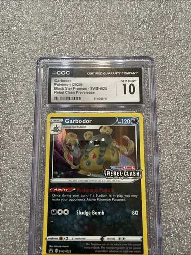 Garbodor graded CGC 10 for sale on eBay
