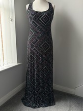 Dunnes Stores Floral Print Halter Neck Maxi Dress BNWT UK 14 Summer Holiday