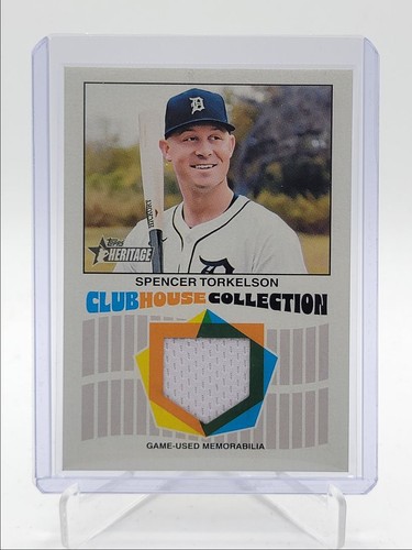 SPENCER TORKELSON 2026 TOPPS HERITAGE CLUBHOUSE GAME-USED PATCH Q6973