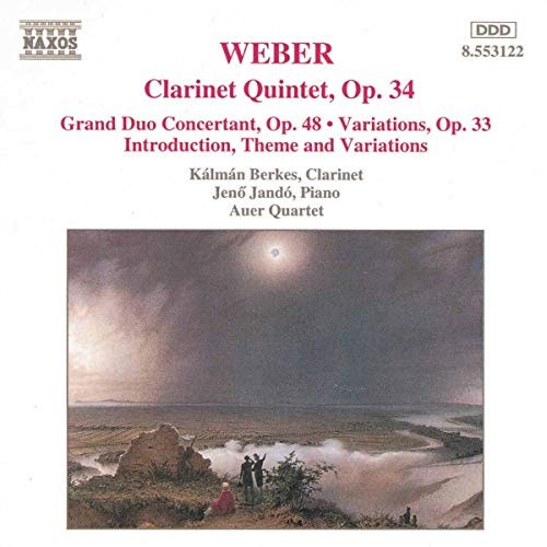 Berkes:J - WEBER: Clarinet Quintet, Op. 34 / Grand Duo Con... - Berkes:J CD 4NVG - Bild 1 von 2